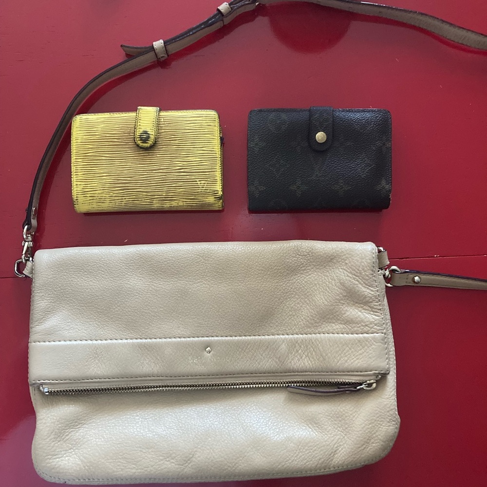 LV Wallets and Kate Spade Crossbody